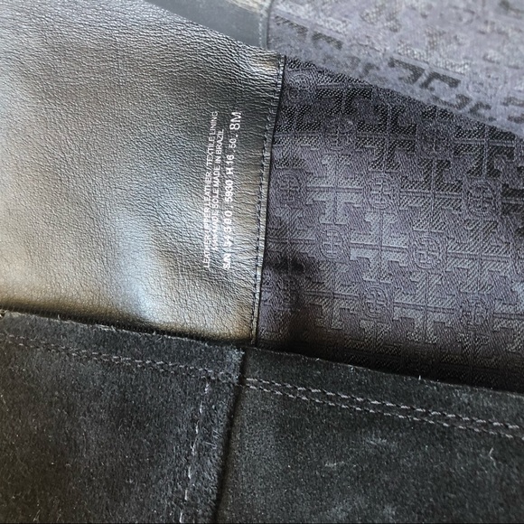 Tory Burch // Oakridge Black Suede Riding Boot - Picture 8 of 8